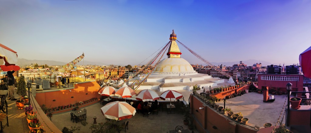 Nepal_-_Kathmandu_-_Bodhnath_panorama