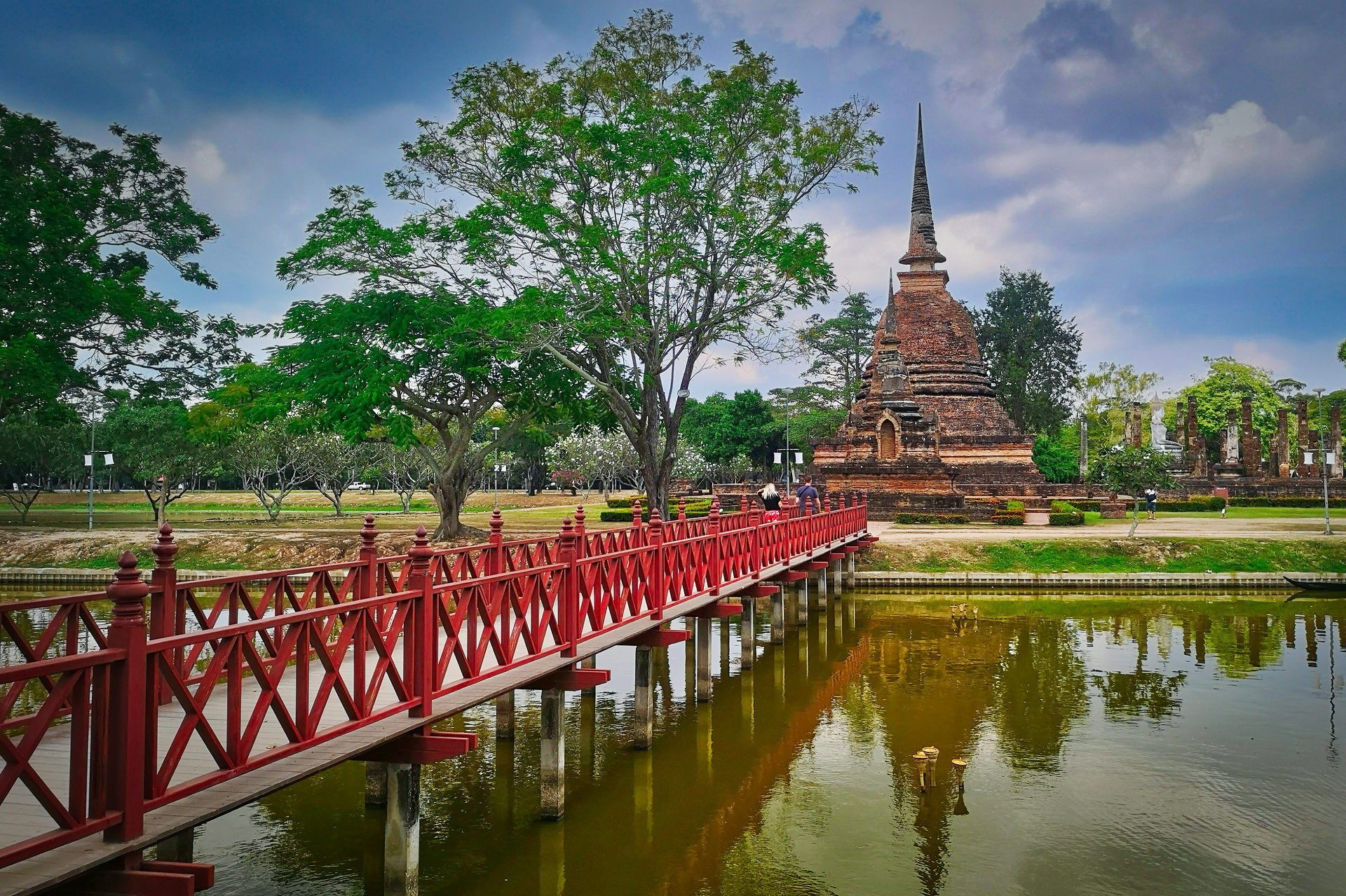 Ват Са Си, исторический парк Сукхотай
